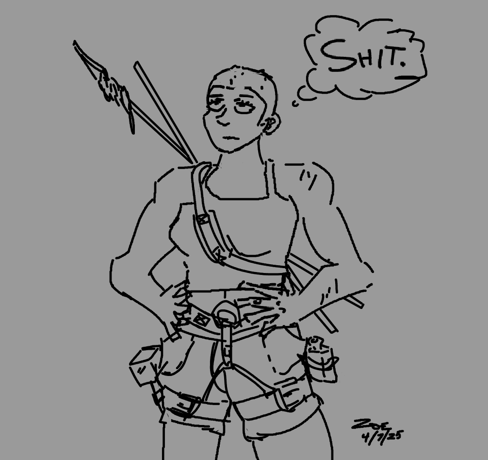 art: the white knuckle protag