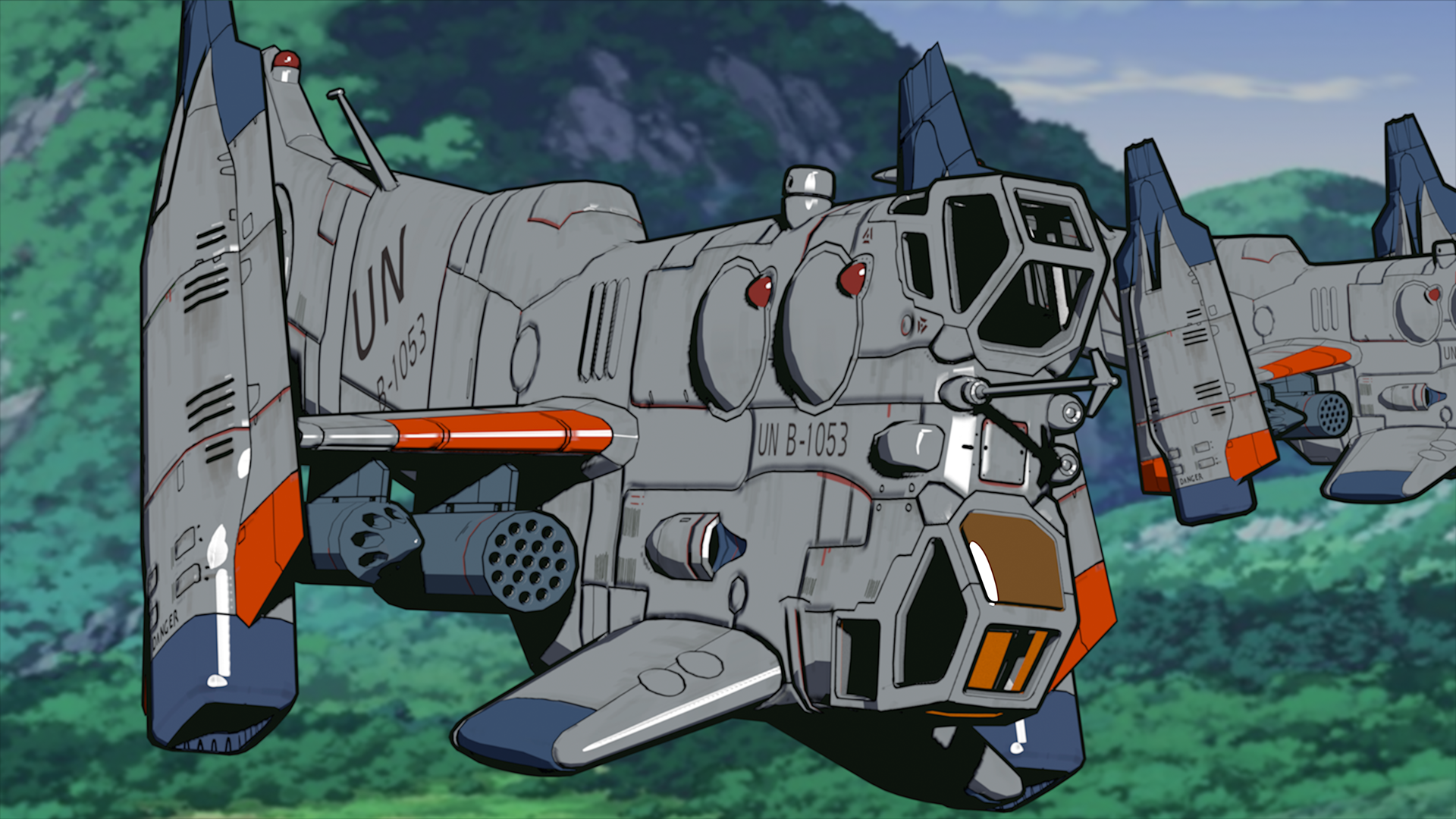 3D art: VTOL from evangelion