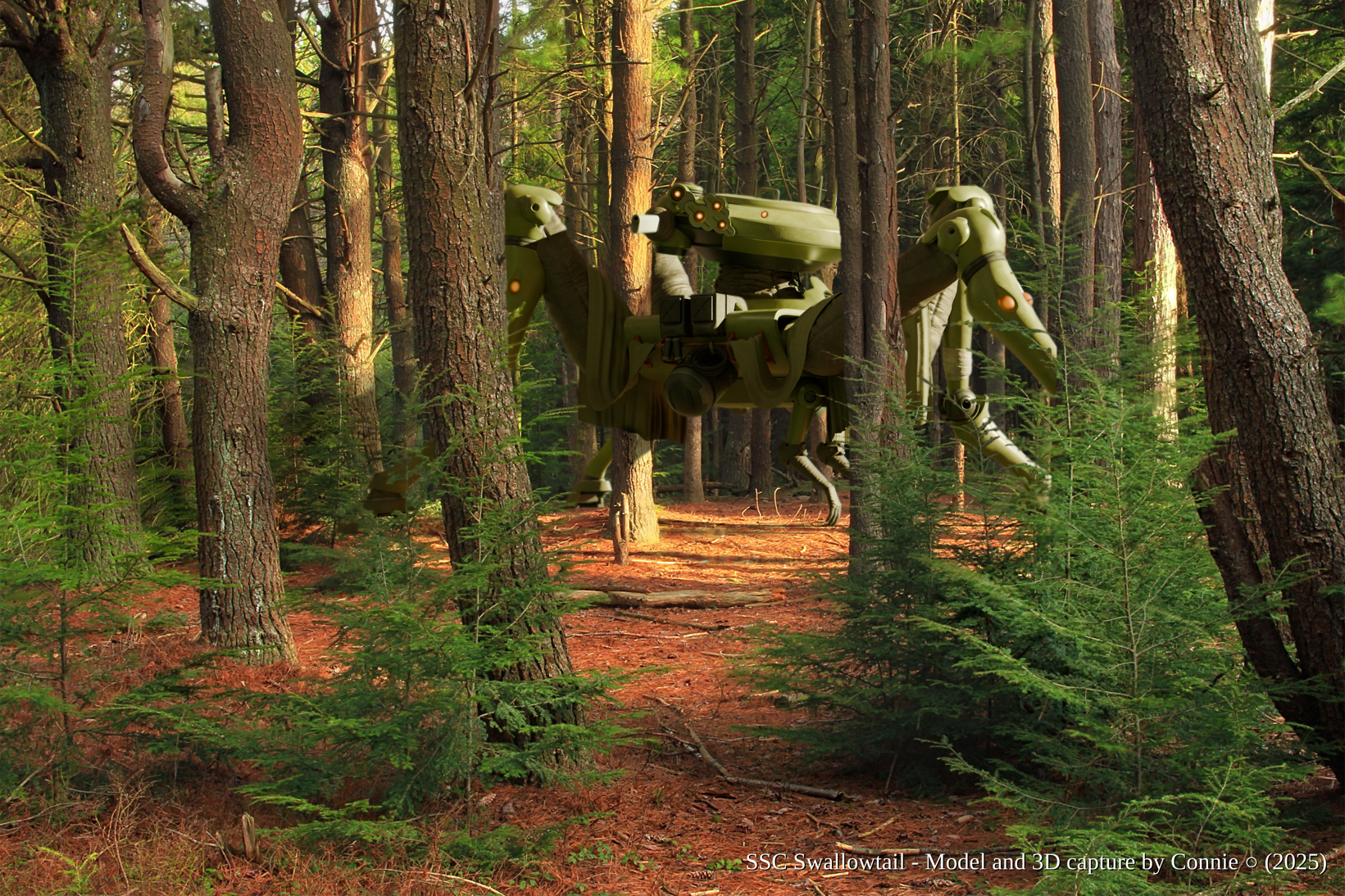 3D art: SSC Swallowtail from “Lancer”